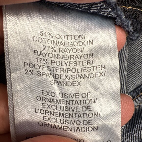 NWT Women's WIT & WISDOM Brittany Mid-Rise‎ Itty Bitty Boot Indigo | Size 24W - Picture 11 of 13